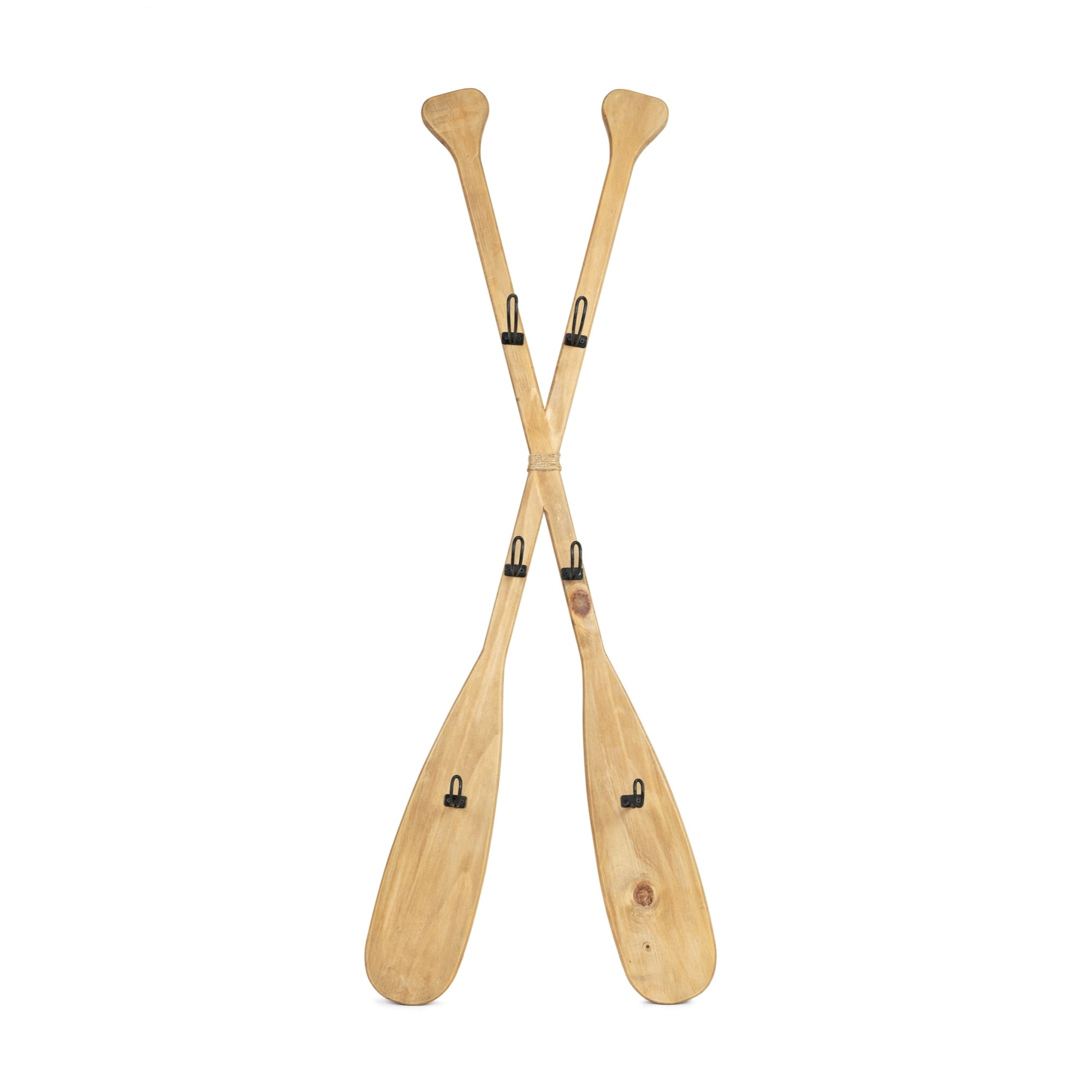 Oars with Hooks 16.75"L x 44"H Wood