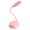 Pink, variant on Bdday Desk Lamp Led Desk Lamp for Kids Wireless Charging Student Learning Eye Protection Lamp Usb Rechargeable Cartoons Toy Lamp Gift Dormitory Small Desk Lamp Lights for Room