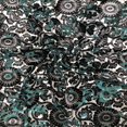 thumbnail image 3 of Green Silver SYF Multi Floral Burnout Velvet, 3 of 8