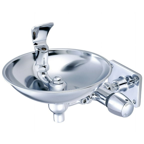 Pioneer Faucets 0366-N2hx8wb Central Brass Push Button Bubbler - Chrome