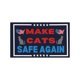 thumbnail image 1 of CAIROYAR Bandera para exteriores Make Cats Safe Again 2024 Save America Again, 1 of 1