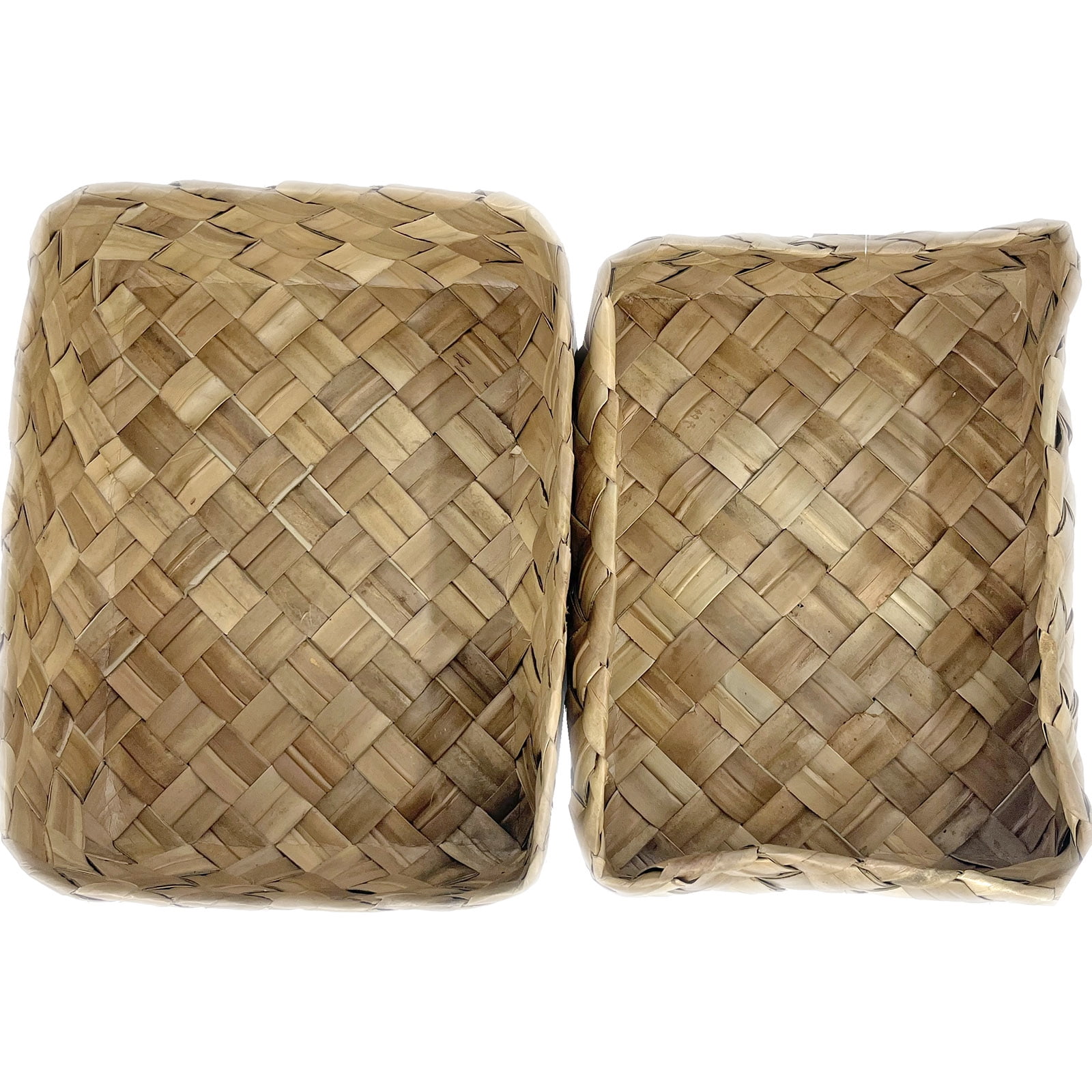 South Seas Native Treasures 3"x7"x10" Basket Lauhala, 1 Each