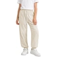 thumbnail image 2 of Diufon Kids Pants Summer Casual Drawstring Waist Cropped Pants Lightweight Sport Running Trousers with Pockets, 2 of 8