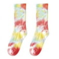 thumbnail image 5 of Calcetines de algodón teñido anudado hasta la mitad de la pantorrilla, calcetines de marea de calle, calcetines de mujer con degradado, moda deportiva, marea personalizada, 5 of 5