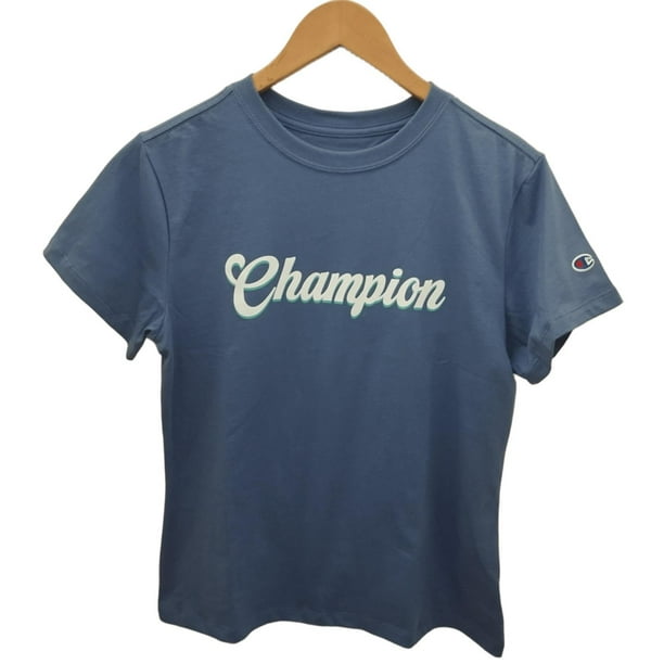 Playera Champion Shadow Script para Mujer. GPWSS2509422 lila L