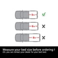 thumbnail image 2 of Geelife Black Soft Tri-Fold Tonneau Cover Assembly For 16-22 Tacoma 5' Fleetside Bed, 2 of 12