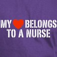 thumbnail image 3 of CafePress - My Heart Belongs To A Nurse Dark T Shirt - Men's Classic Graphic Cotton T-Shirt, 3 of 4