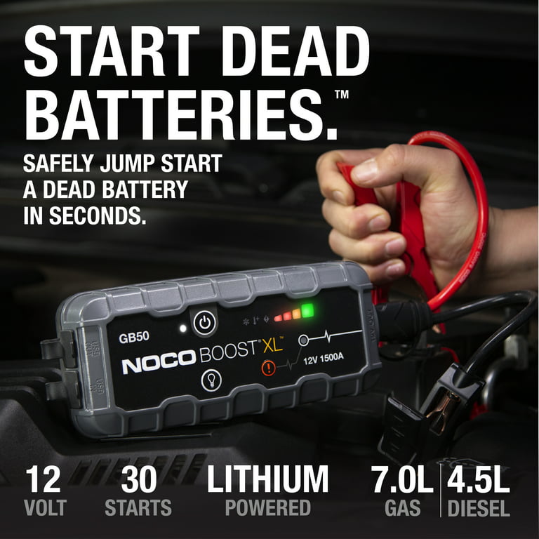 NOCO GB40 Genius Boost+ 1000A Lithium Jump Starter for Cars, Pickup Trucks,  SUVs, Motorcycles, ATVs