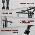 thumbnail image 7 of DONOW Cable Crossover Machine, Cable Fly Machine Home Gym System Workout Station with Dual Pulley System Pull-Up Bar Cable Bar and LAT Pull Down System, 7 of 7