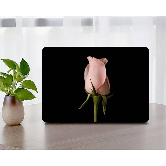 KSK KAISHEK Hard Shell Case Cover Only for MacBook Air 13.6 inchs with Retina Display Touch ID Type C + Black Keyboard Cover Model: A2681 (Pink series 0232)