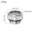 thumbnail image 2 of Unique Bargains M16x1.5mm Male Threaded Aluminum Air Compressor Oil Level Gauge Sight Glass 5Packs, 2 of 5