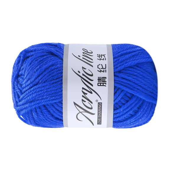 1X Wool 50G Chunky Wool Roving Scarf Knit Wool Yarn Thickness Warm Hat Household J