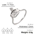 thumbnail image 4 of 1pc Golden and Silver Halloween Pumpkin Ring - Stylish and Unique Jewelry for Any Occasion, 4 of 4