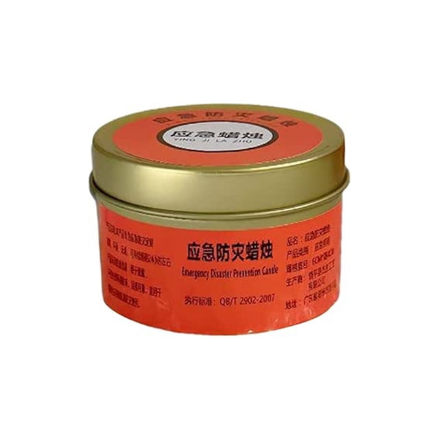Uscallm Bougies Coupe-Vent Longue Durée 30 Heures Éclairage d'Urgence pour Pannes de Courant Camping Randonnée Maison Extérieur Multi-Usage