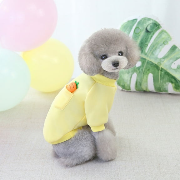 kladzum Dog Clothes New Carrot Sweater Cute Dog Clothing Small and Medium-Sized Dog Pet Clothes Warm Dog Coat Dogs Costumes