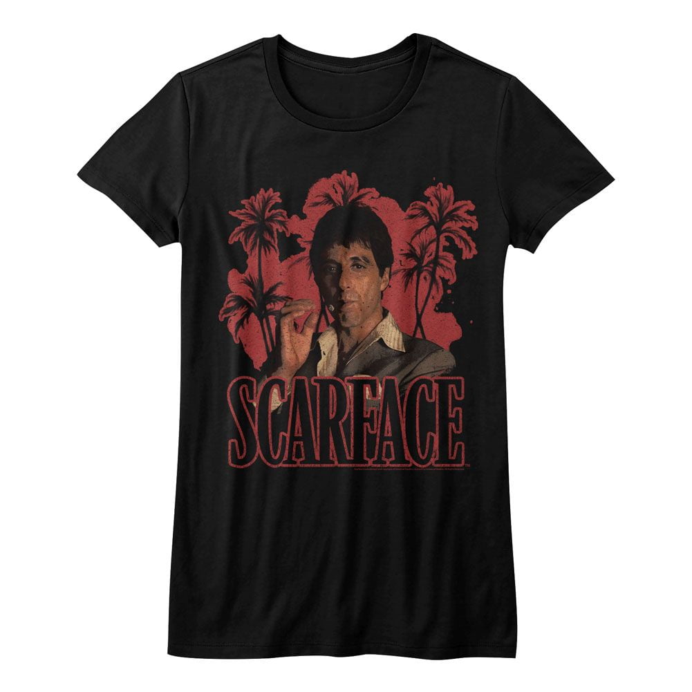 Scarface Red Palms Black Junior Women's 