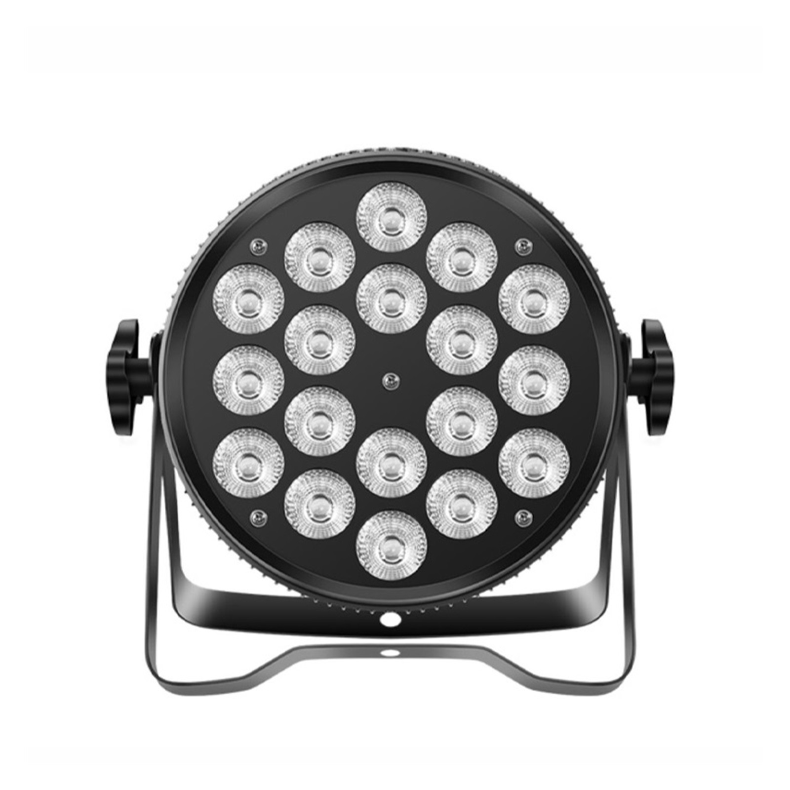 18 Four-in-one LED RGBW Flat Par Light For Wedding Church Party Disco Bar Nightclub Professional Stage Lighting ,Easy to Install