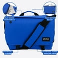 thumbnail image 3 of J World Unisex Thomas 16" Messenger Bag With Laptop Sleeve For School And Travel, Cobal Blue, 3 of 7