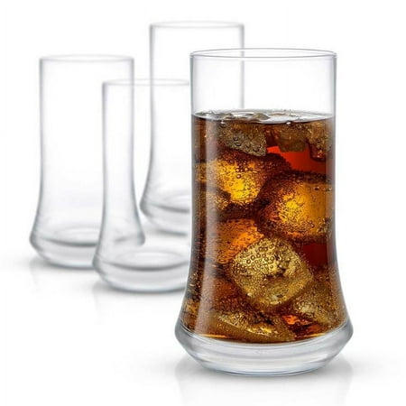 

JoyJolt Cosmos Highball Everyday Drinking Glasses 18 oz (Set of 4)