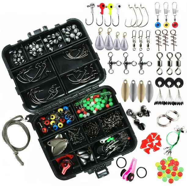 Fishing Accessories Kit Fishing Tackle Kit With Tackle Box Lure Angler  Fishing Starter Kit For Freshwater Saltwater 