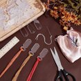 thumbnail image 3 of 11pcs Transparent Embroidery Floss Bobbin Love Heart Shape DIY Needlework Craft Sewing Cotton Thread Winding Board Card Organizer with Hole, 3 of 8