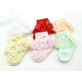 thumbnail image 7 of Uccdo Baby Girl Lovely Lace Ruffle Frilly Cotton Ankle Socks Newborn Warm Floor Socks 0-6M, 7 of 7