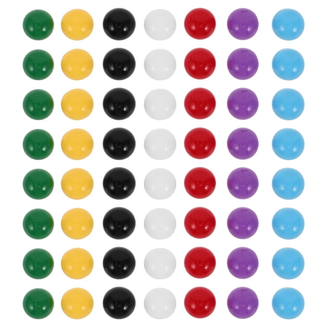 70 canicas de plástico de colores, bolas de aprendizaje, bolas de matemáticas educativas, juego de canicas de repuesto, bolas de damas chinas