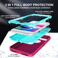 thumbnail image 3 of MKEUDQ-for iPhone 7 Plus Case,iPhone 8 Plus Case with Explosion-Proof Film[2 Pack],3 in 1 Shockproof TPU Hard PC Bumper Drop-Proof Shell for iPhone 7 Plus,iPhone 8 Plus,Black, 3 of 4
