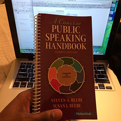 Pre-Owned A Concise Public Speaking Handbook (4th Edition), 9780205897216, 0205897215, Paperback, 4 edition