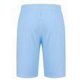 thumbnail image 6 of WREESH Men's Linen Shorts Casual Solid Summer with Pockets Drawstring Middle Waist Sport Short Pants Sky Blue, 6 of 6