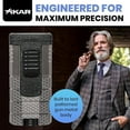 thumbnail image 4 of Xikar Tactical Triple Jet Flame Lighter, Ergonomic Metal Body, Gunmetal & Black, 4 of 5