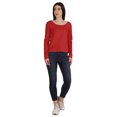 thumbnail image 2 of Inkmeso T-Shirt en Coton à Manches Longues Style de Rue Col Rond pour Femmes, 2 of 7