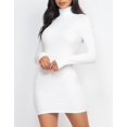 thumbnail image 1 of White Ribbed Bodycon Dress, 1 of 1