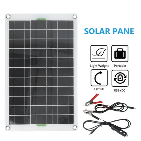 

Solar Board Charger 1 Set of Outdoor Solar Power Panel Hiking Solar Panel Charger for Camping