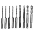 thumbnail image 1 of Juego de brocas para mampostería, herramienta de martillo perforador con punta de carburo para ladrillo, hormigón, roca, 4-12mm de diámetro, 110mm, 1 of 8