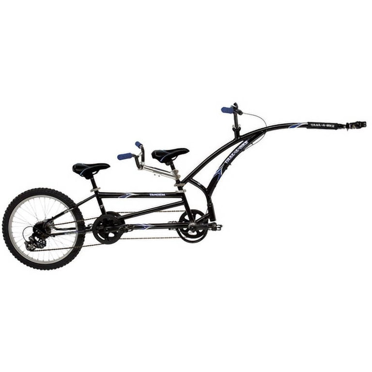 Adams Folder Tandem Trailer Trail-A-Bike Black - Walmart.com