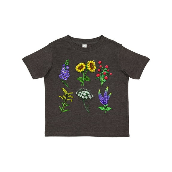 Inktastic Group of Beautiful Wildflowers Boys or Girls Toddler T-Shirt