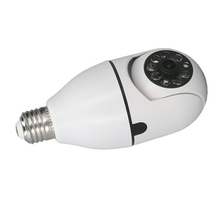 

Wireless WiFi Security Camera Color 2 Way Sound Recording 110-240V Light Bulb Camera 360 Degree 1MP AI Alarm For Home