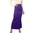 thumbnail image 4 of Women's Long Pencil Skirt High Waisted Summer Bodycon Tight Maxi Skirts Women Solid Stretchy Bodycon Maxi Skirt for Elegant Casual Office Wear, 4 of 6