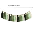 thumbnail image 2 of Orangide Boho Tassel Garland 59 Inch with Wooden Beads and Macrame Fringe, Colorful Yarn Bunting for Nursery, Bedroom, and Party Decor, Perfect for Boho Wall Hanging and Baby Shower, 2 of 7