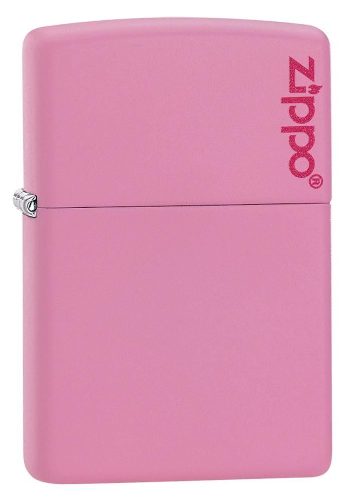 Zippo Green Matte Logo Pocket Lighter
