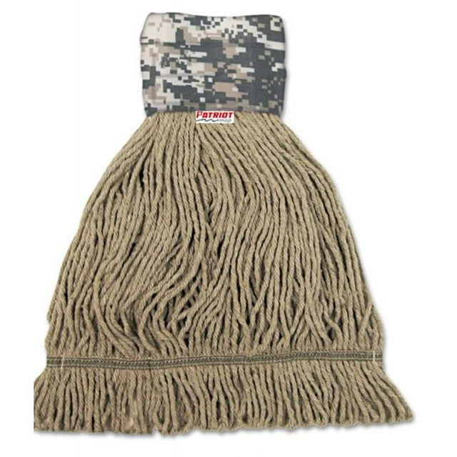 Boardwalk BWK8200M Patriot Looped-End MOP Head - Medium, Green & Brown - 12 per Case