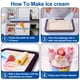 thumbnail image 4 of ROEDEER Máquina para hacer helados enrollados, placa para hacer rollos de helado con 2 espátulas, máquinas de helado enrolladas instantáneas para helado DIY, incluye libro de recetas, regalos divertid, 4 of 5