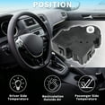 thumbnail image 2 of Reemplazo del actuador de control de la puerta de mezcla de calefacción HVAC Unique Bargains para Chevrolet Silverado No.52474810 2 Pcs, 2 of 6