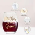 thumbnail image 3 of PYYNA-Mother of the Groom Gifts,Wedding Gfits,Bridal Shower Gifts,Wedding Decorations,Wine Glass 15 Oz, 3 of 3