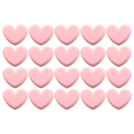 

TOYMYTOY 20pcs Heart Shape Design Plastic Clips Sealing Clamps Storage Clips (Pink)
