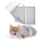 thumbnail image 1 of Bolsa de red de ducha para gatos, bolsa de baño para el cuidado de gatos, bolsa de lavado ajustable para gatos, bolsa de sujeción multifuncional para gatos que evita mordeduras y arañazos, 1 of 5
