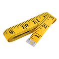 thumbnail image 1 of Akak Store 300cm /120 Inch Double-Scale Soft Tape Measuring Weight Loss Medical Body Measurement Sewing Tailor Cloth Ruler Dressmaker Flexible Ruler Heavy Stuy Tape Measure?3 m/10 feet,Yellow?, 1 of 4