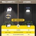 thumbnail image 4 of Bell + Howell Bionic Wall Light Pro Solar Powered 500 Lumens Motion Activated Outdoor Weather Resistant, 4 of 6