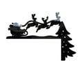thumbnail image 1 of Gibobby Navidad 6D Elks Trineo Acrílico Espejo Pegatina Interruptores para el Pegatina de pared decorativa Puerta Esquina Decoración Navidad DIY(B), 1 of 5